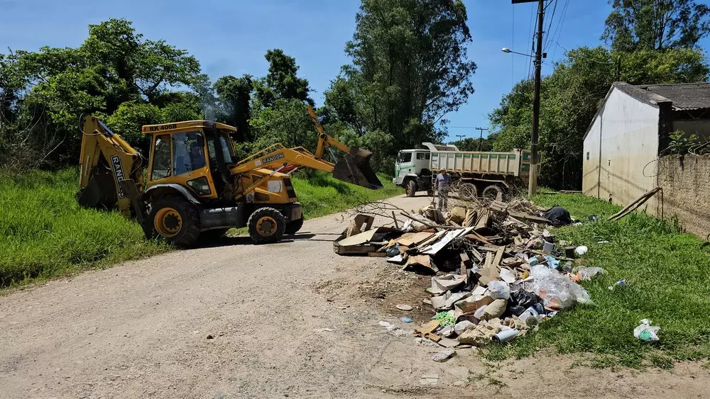 Coleta domiciliar de entulhos das enchentes será realizada até este sábado em Rio Negro